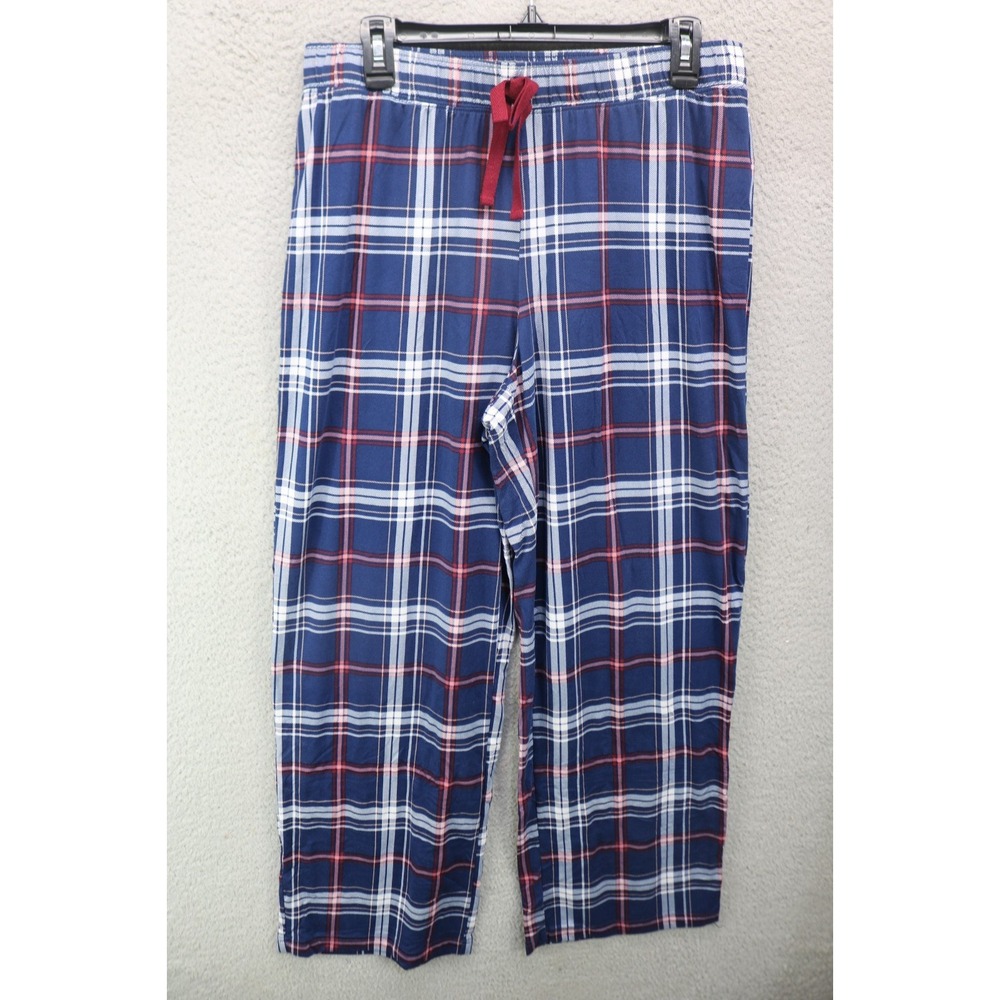 ND Intimates Wide Leg Plaid Lounge/Pajama Pants-Large-Drawstring-Very Soft
